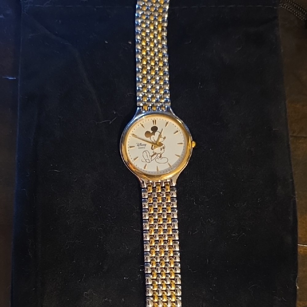Disney Men's Two-Tone Mickey Mouse Watch